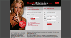 Desktop Screenshot of discreterelationships.co.uk